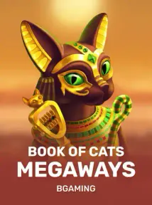 Book Of Cats Megaways pokie cover from the casino Asino Hot list